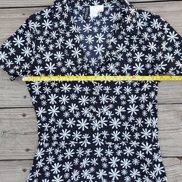H&M Divided Size XS Daisy Flower Print Mini Dress - Picture 5 of 10